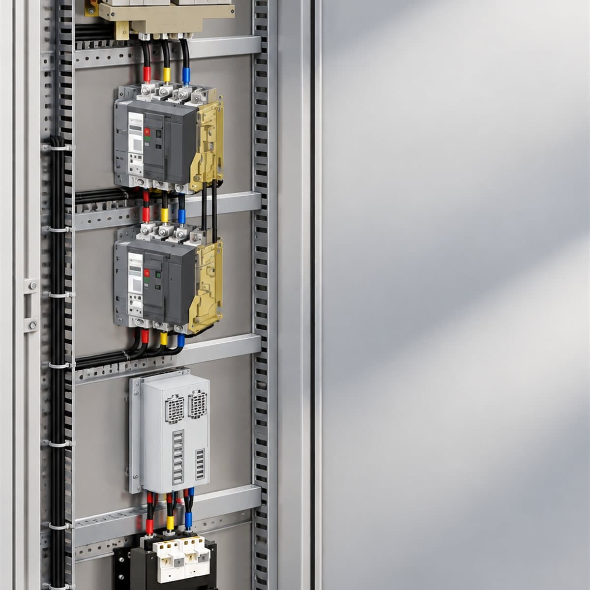 Bộ chuyển nguồn ATS ComPacT NSX 100-250A Schneider đã lắp đặt trong nhà