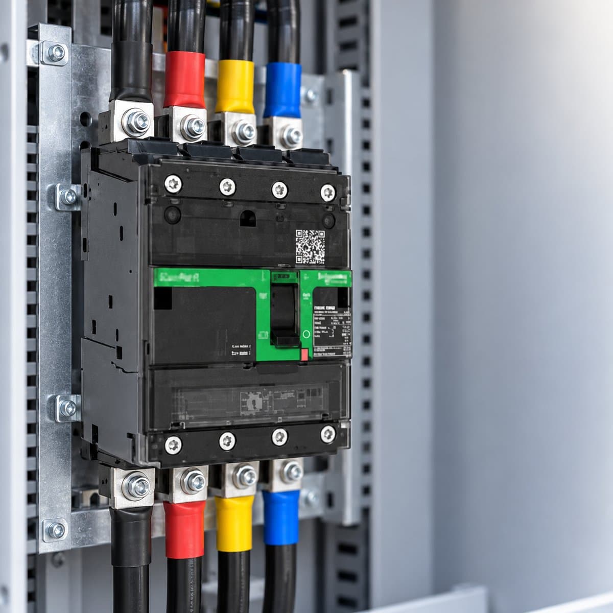MCCB ComPacT NSXm Schneider đã lắp đặt trong nhà