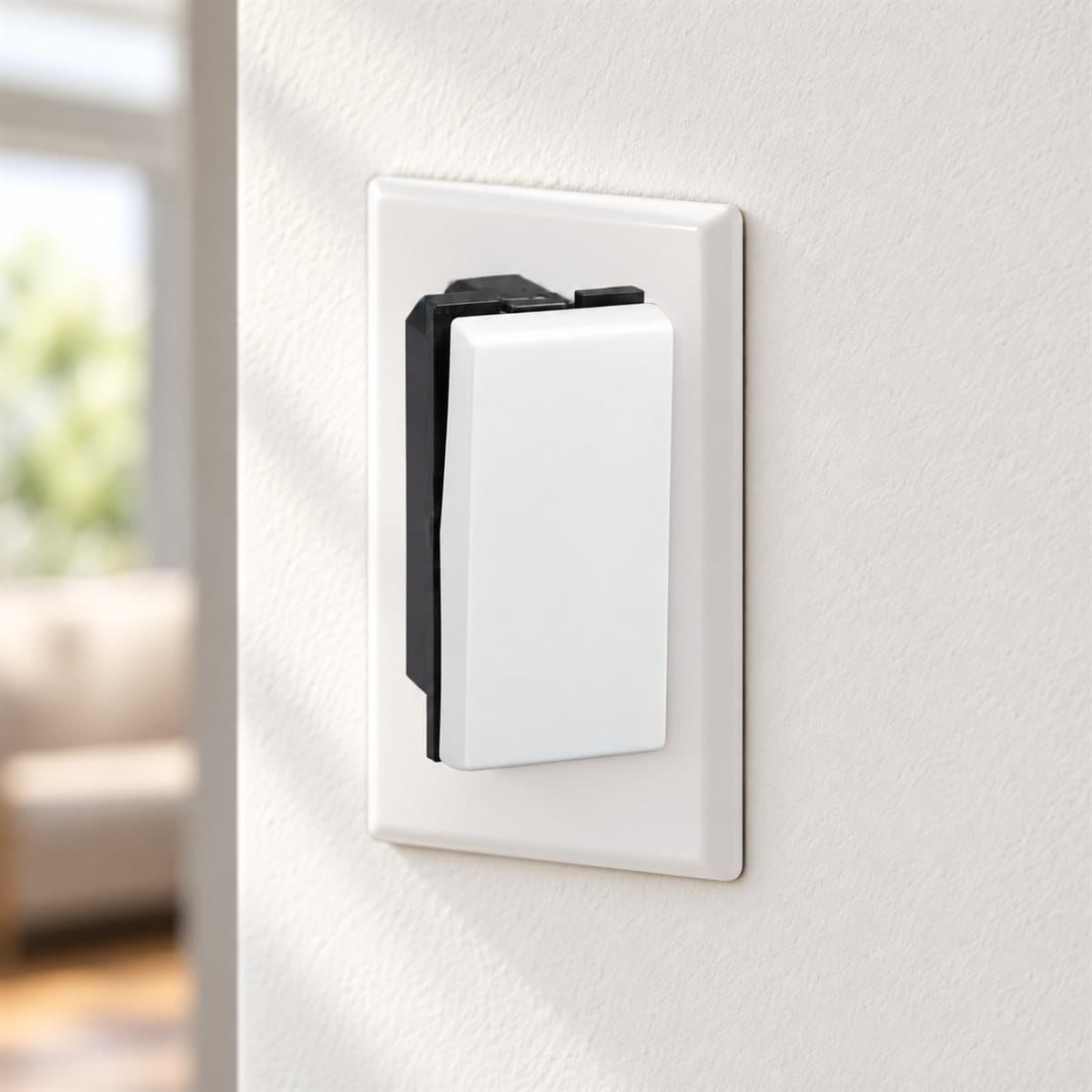 Công tắc 2 chiều, 1 mô-đun Rivia Legrand đã lắp đặt trong nhà