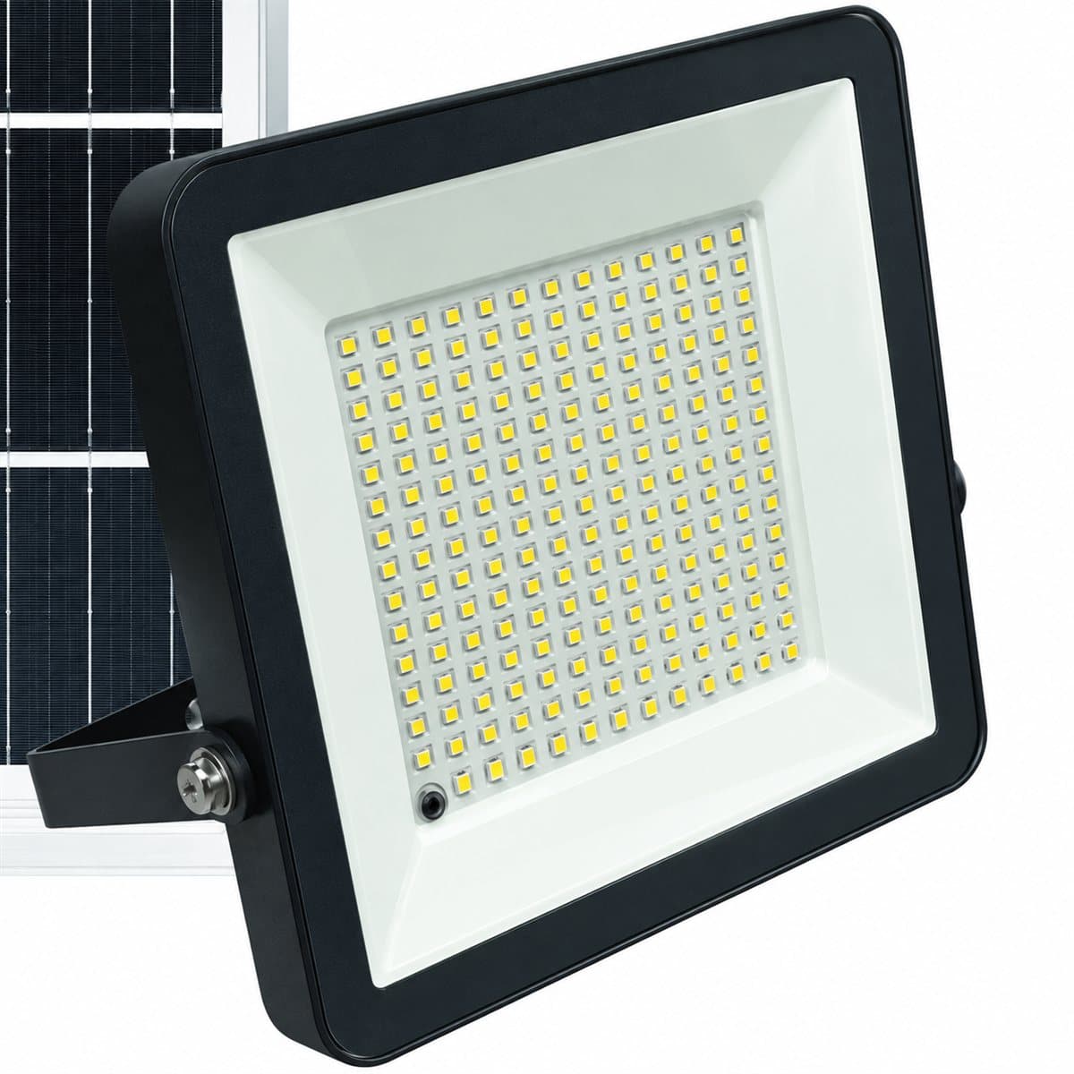 Đèn pha solar Sunny Series Panasonic trên nền trắng, ảnh sản phẩm chính diện