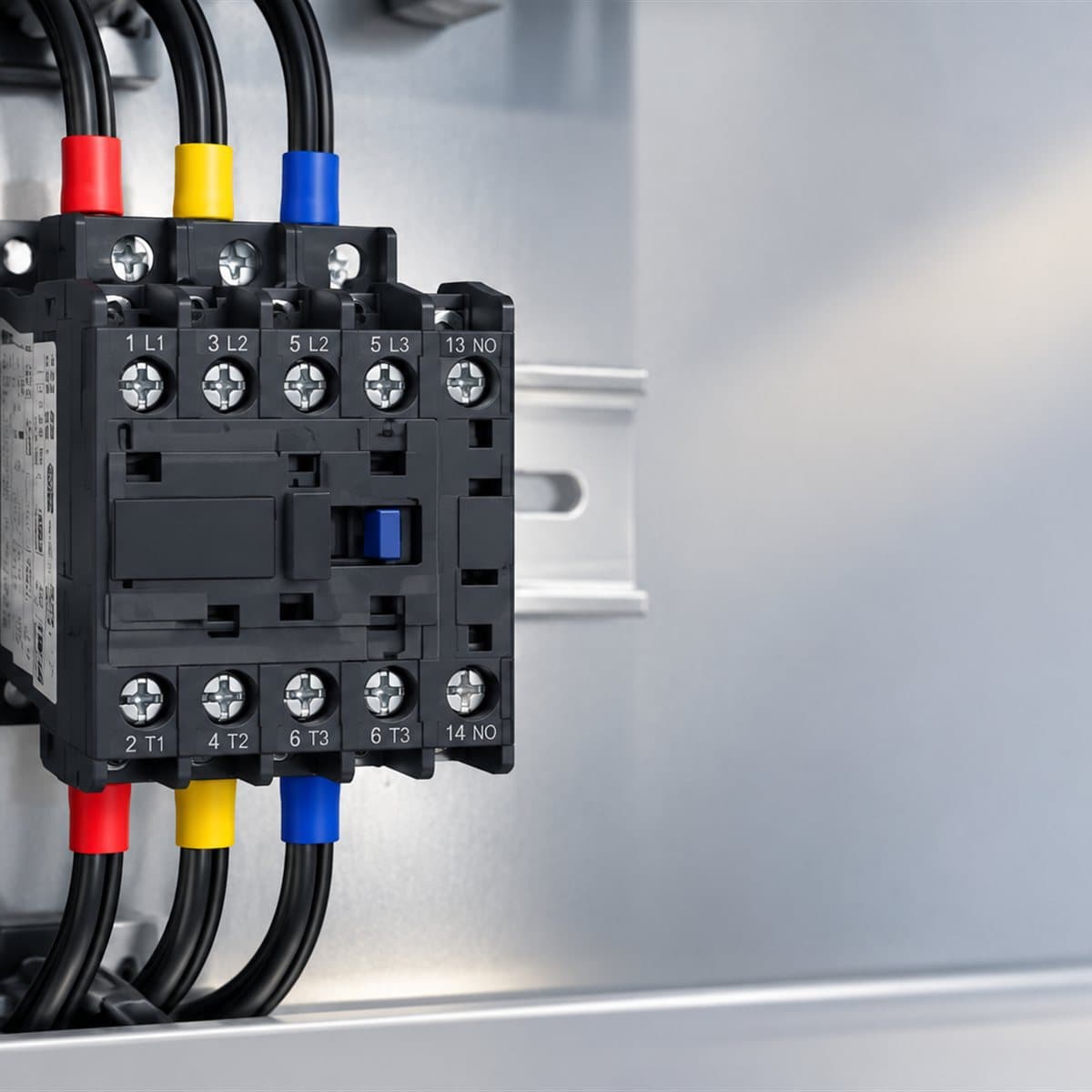 Contactor TeSys K Schneider đã lắp đặt trong nhà