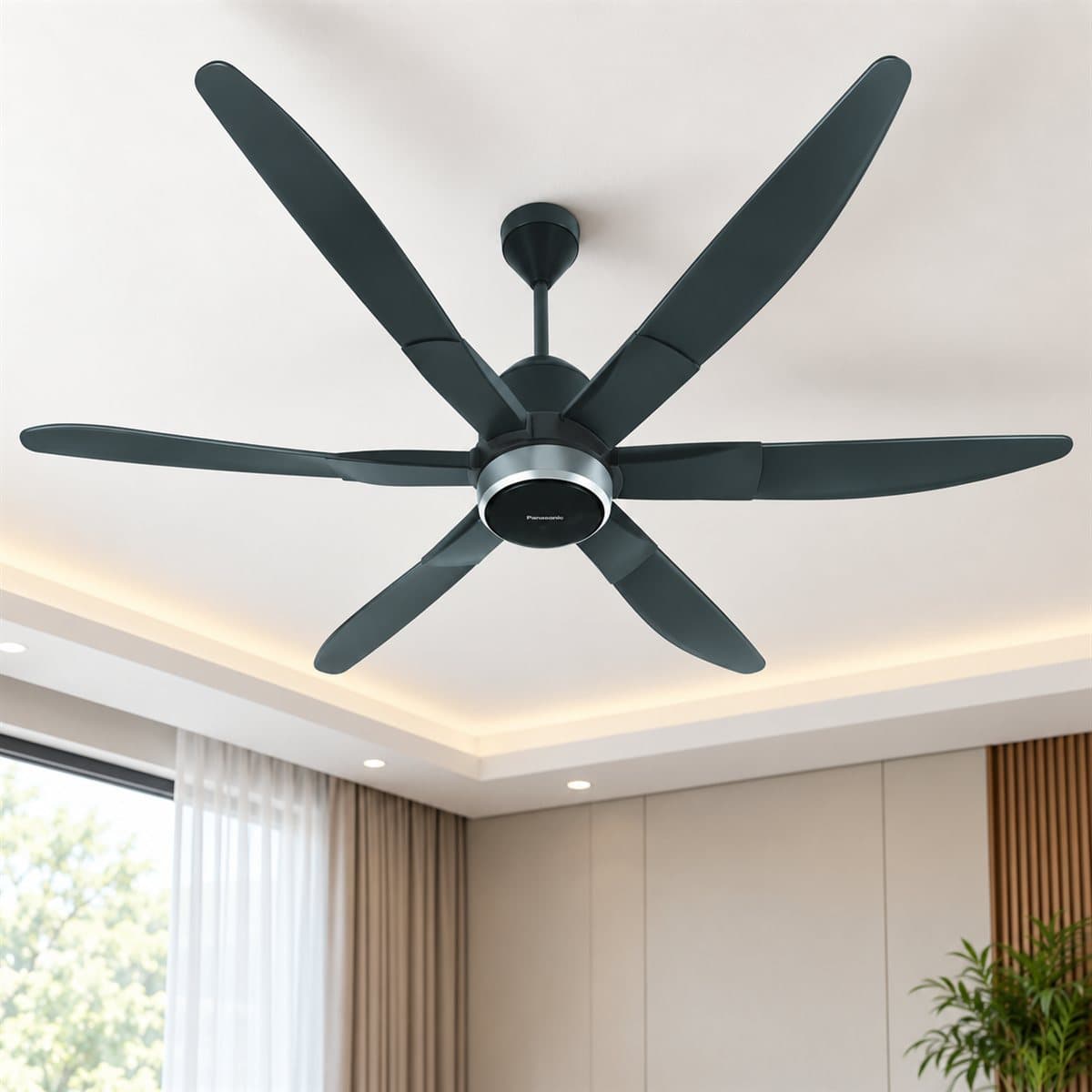 Quạt trần F-70ZBP Panasonic đã lắp đặt trong nhà