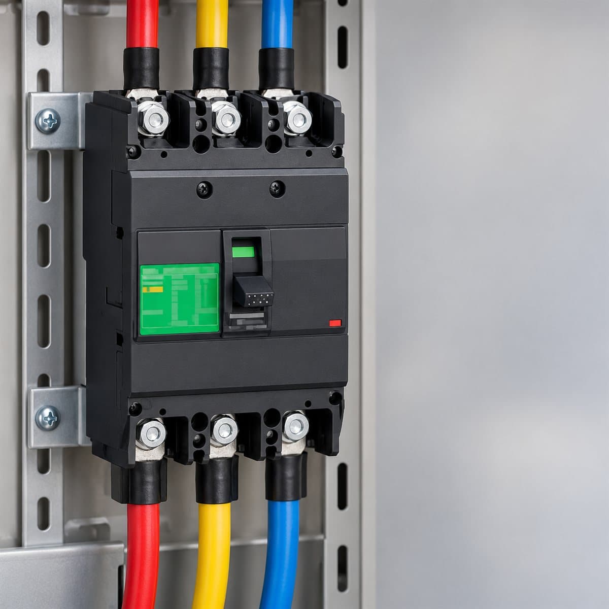 MCCB EasyPact EZC250 Schneider đã lắp đặt trong nhà