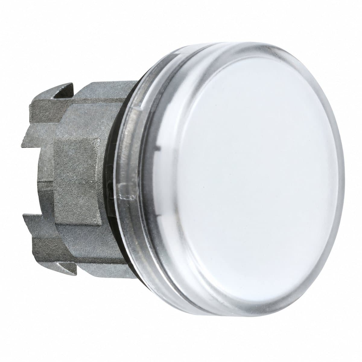 Đầu đèn báo bóng BA9s Harmony XB4 Schneider trên nền trắng, ảnh sản phẩm chính diện