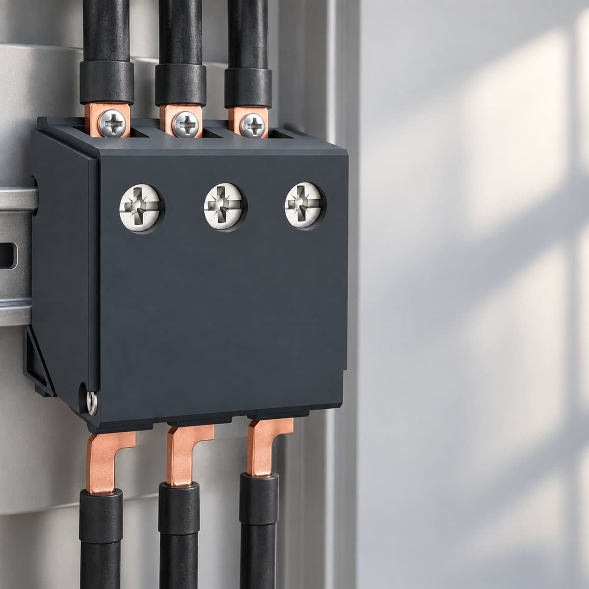 Phụ kiện TeSys GV2 GV1L3 Schneider đã lắp đặt trong nhà