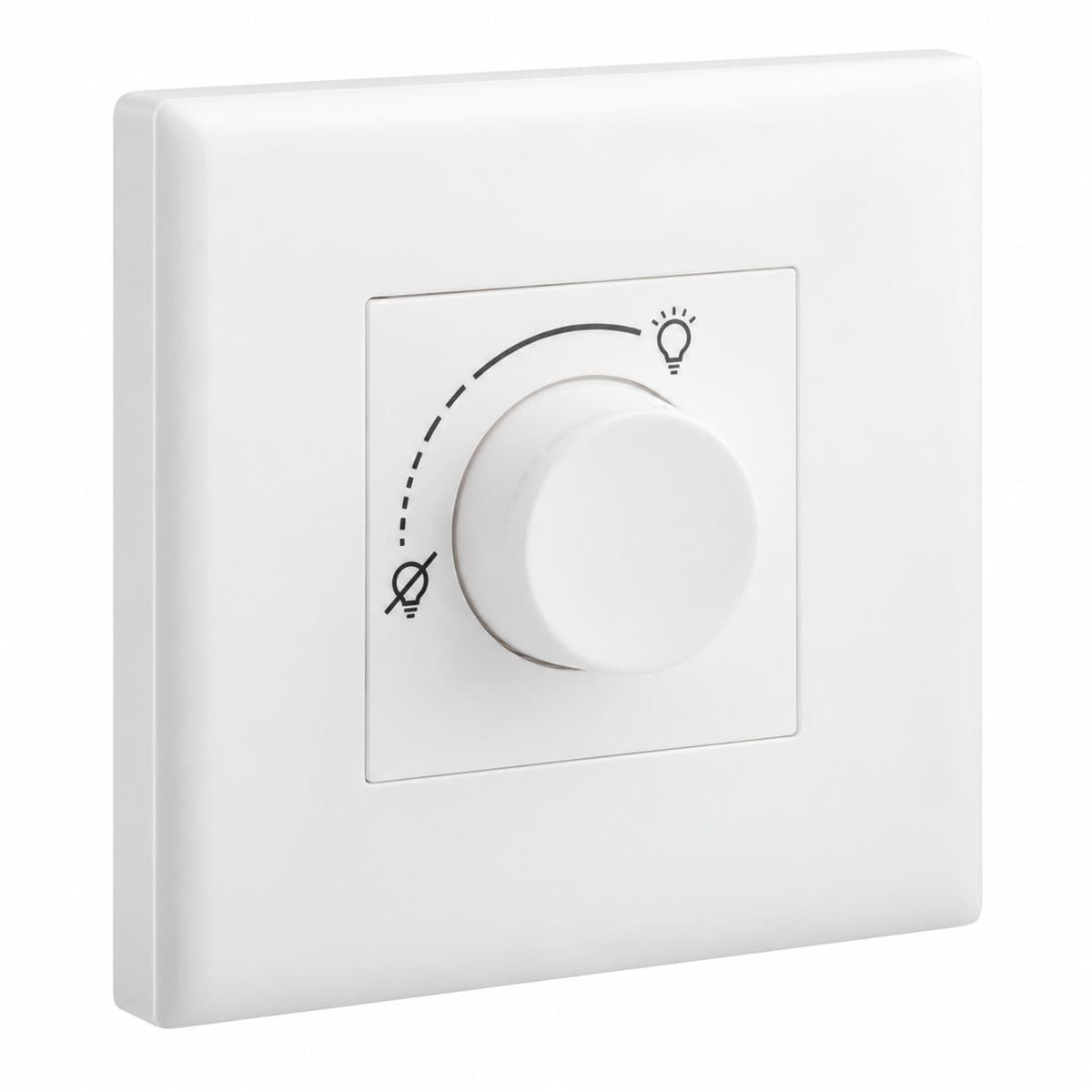 Điều chỉnh độ sáng đèn 600W Eloé Legrand trên nền trắng, ảnh sản phẩm chính diện