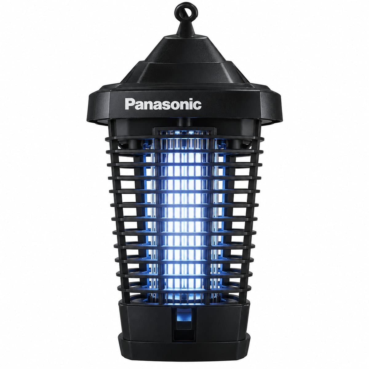 Đèn đội đầu, đèn bắt muỗi, vợt muỗi Panasonic trên nền trắng, ảnh sản phẩm chính diện