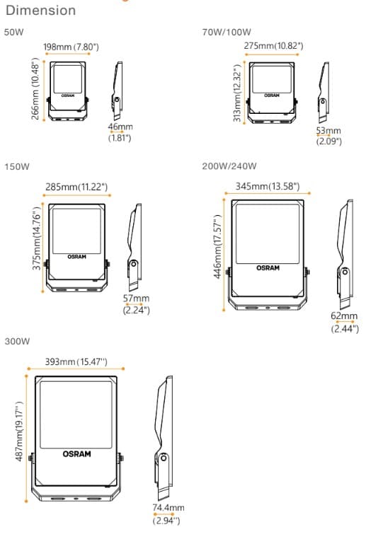 SIM FL V3G 50W 730/740/750/757 NB 8X1 OSRAM 2