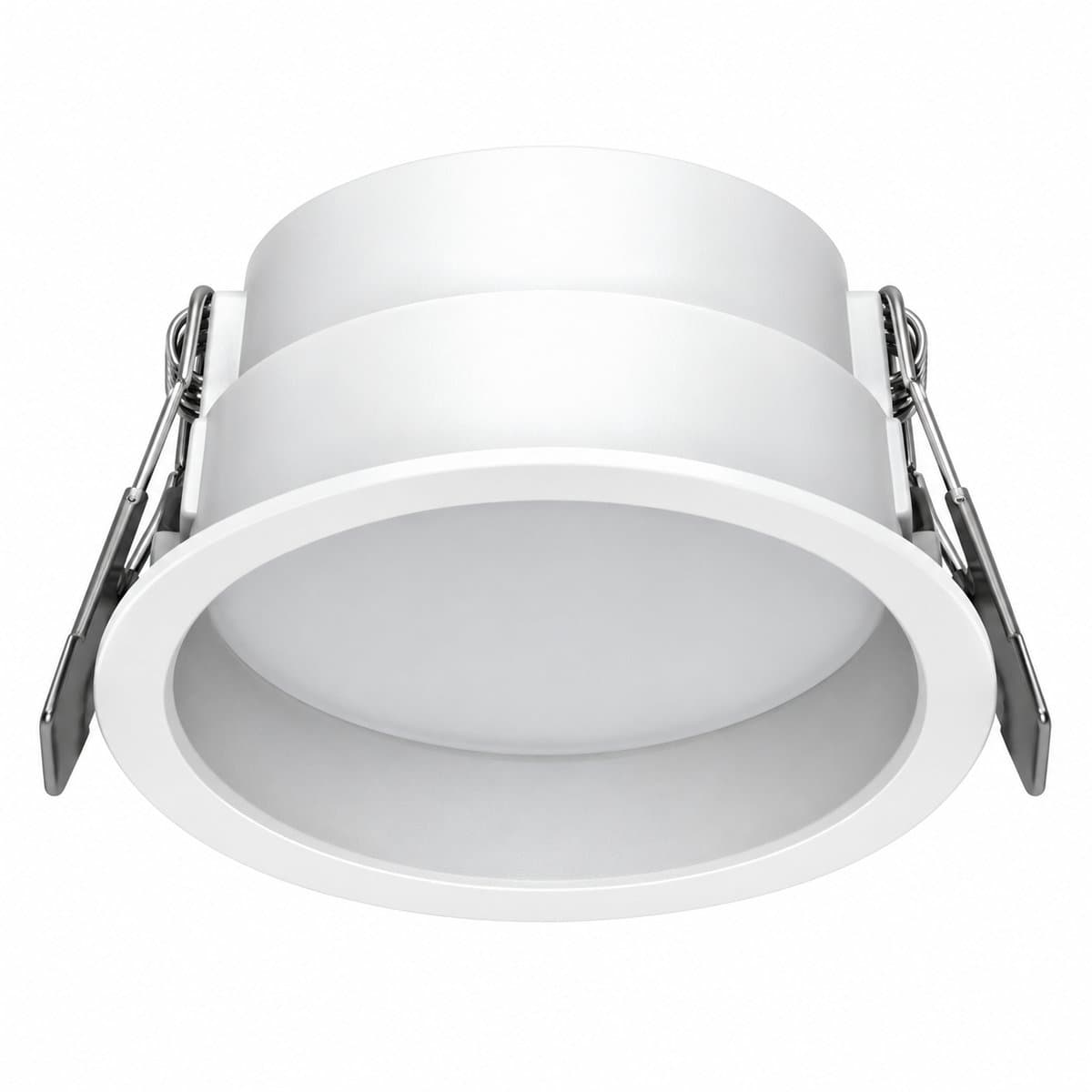 Đèn LED âm trần chóa sâu DL260 Philips trên nền trắng, ảnh sản phẩm chính diện