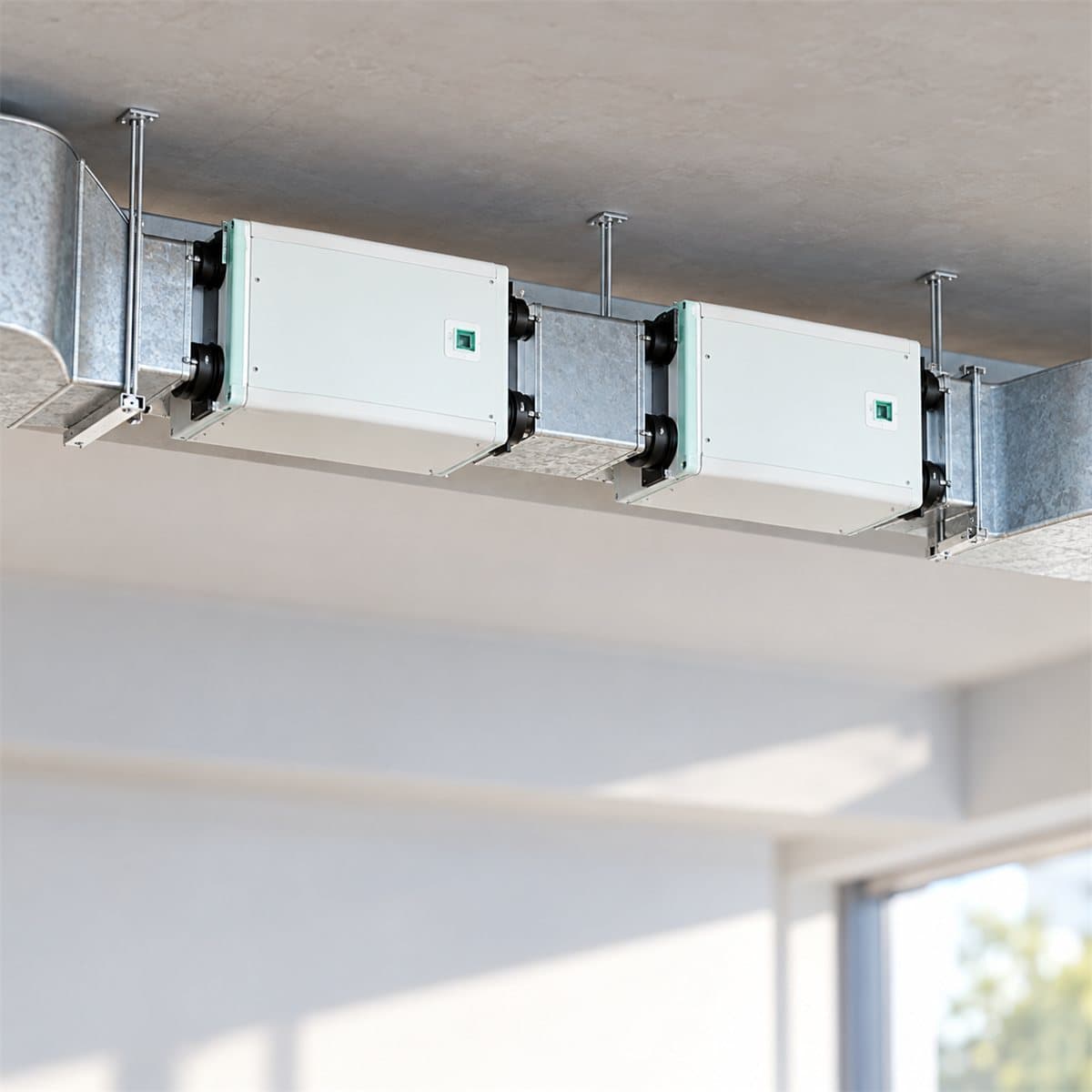 Mặt cho 2 thiết bị S-Flexi size S Schneider đã lắp đặt trong nhà