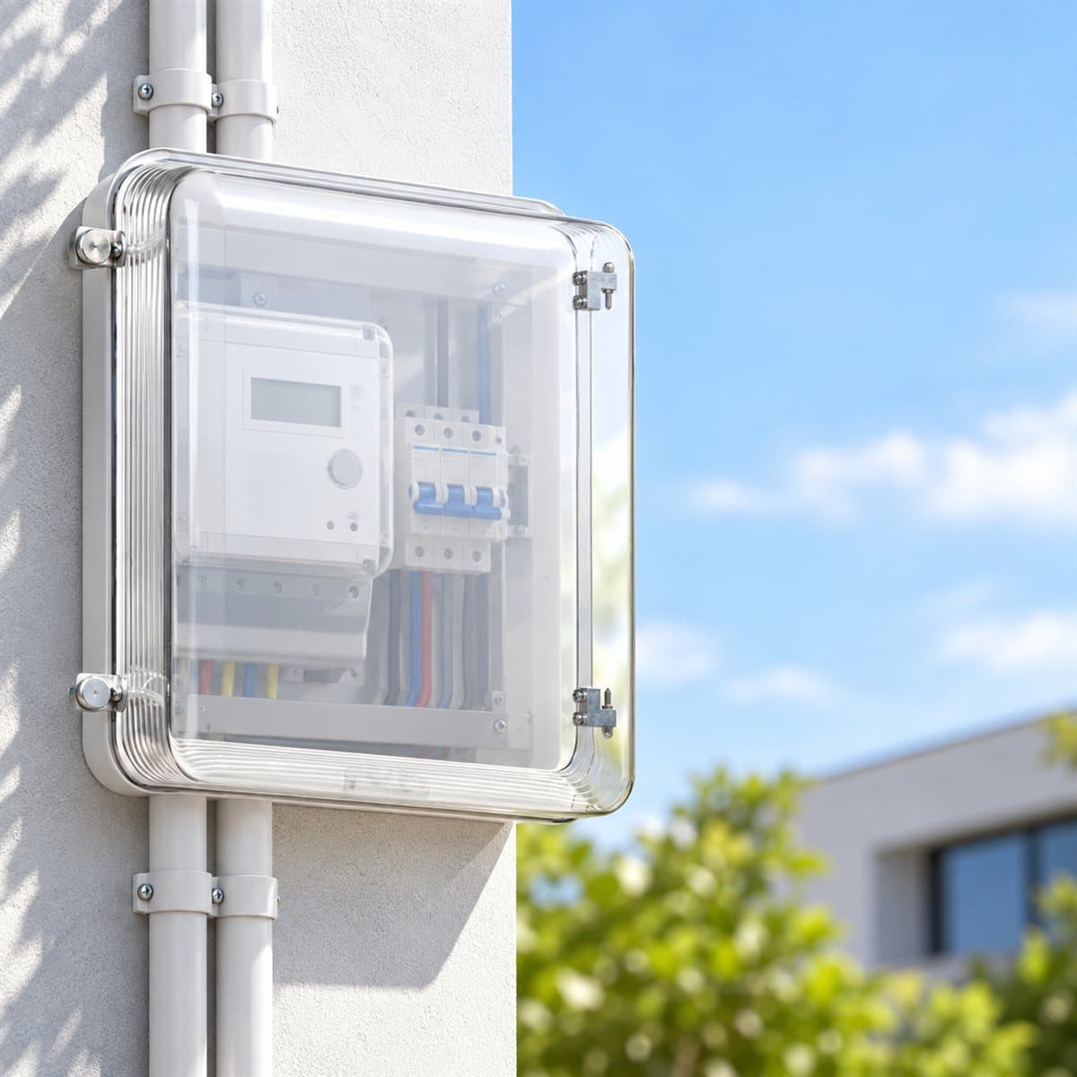 Nắp trong suốt IP54 ACB MasterPacT MTZ2/3 Schneider đã lắp đặt trong nhà