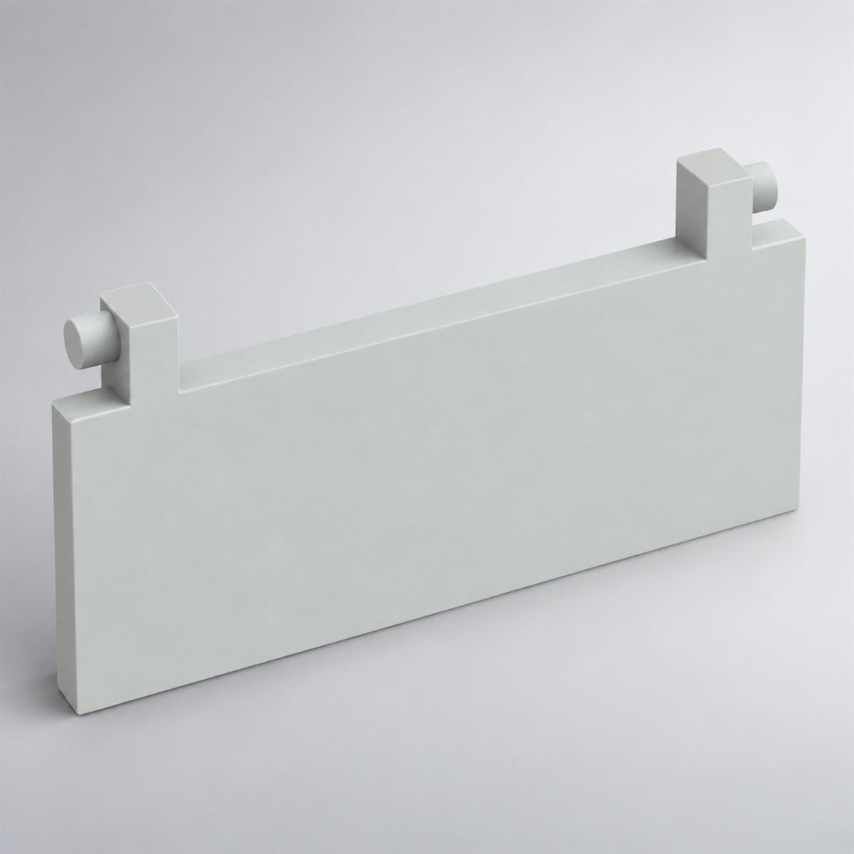 Nhãn kẹp cho rơ le và đế RXZ Schneider chụp góc nghiêng 3/4, thấy rõ mặt và cạnh bên
