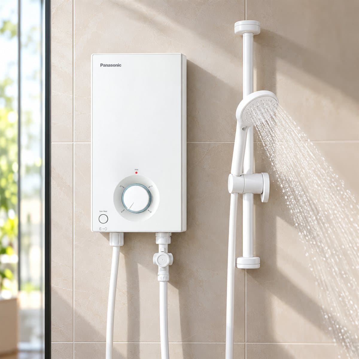 Máy nước nóng trực tiếp V Series Panasonic đã lắp đặt trong nhà