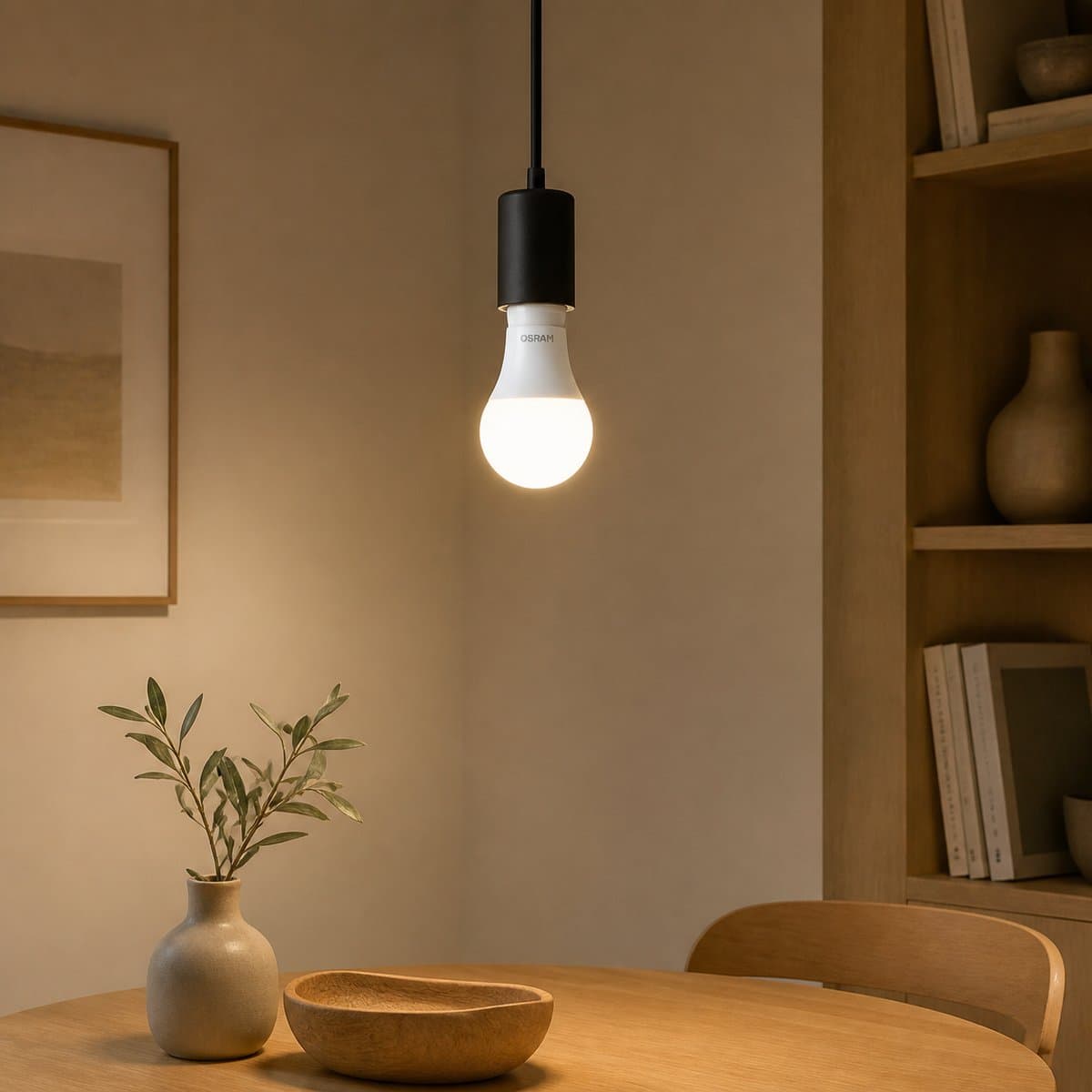 A BULB đã lắp đặt, đang chiếu sáng