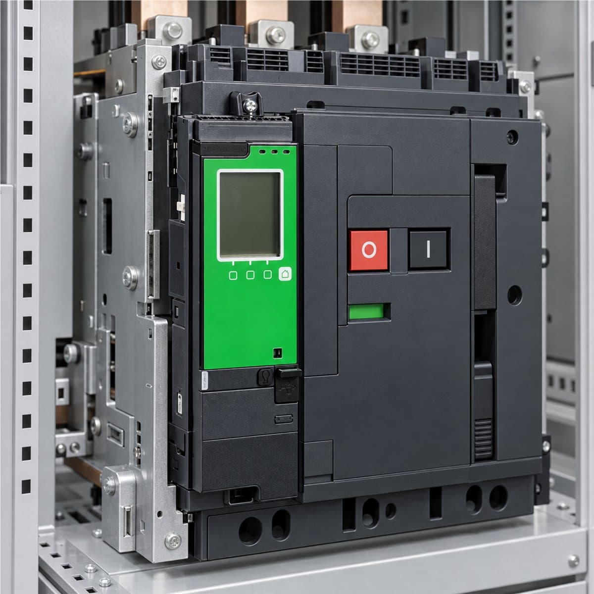 Bộ điều khiển Micrologic X cho ACB MasterPacT MTZ Schneider đã lắp đặt trong nhà
