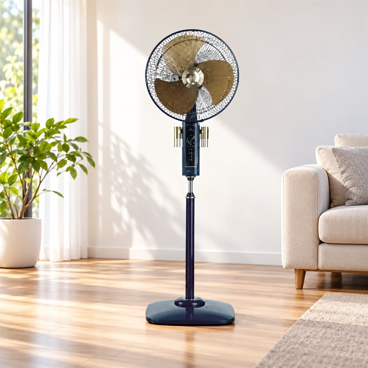 Quạt đứng F-407W Panasonic đã lắp đặt trong nhà