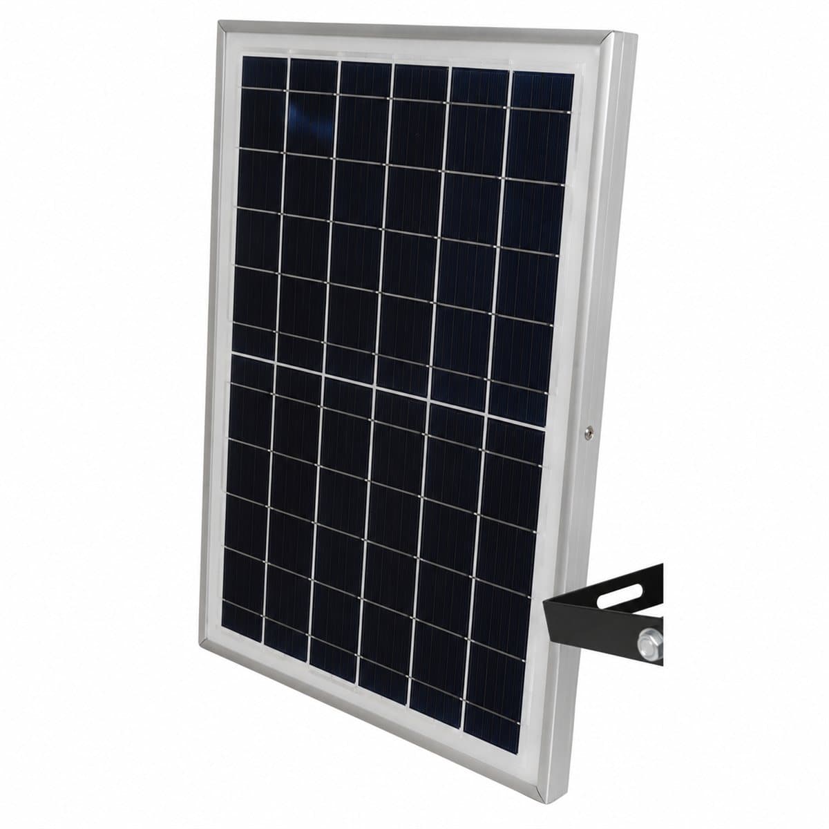 Đèn pha solar NLFS Panasonic trên nền trắng, ảnh sản phẩm chính diện