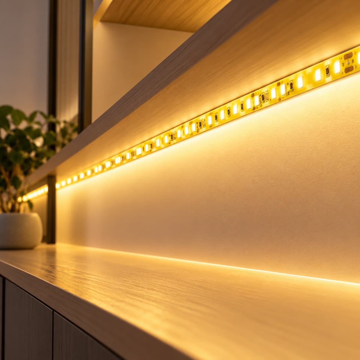 Đèn LED dây 24V DLI320 Philips đã lắp đặt, đang chiếu sáng