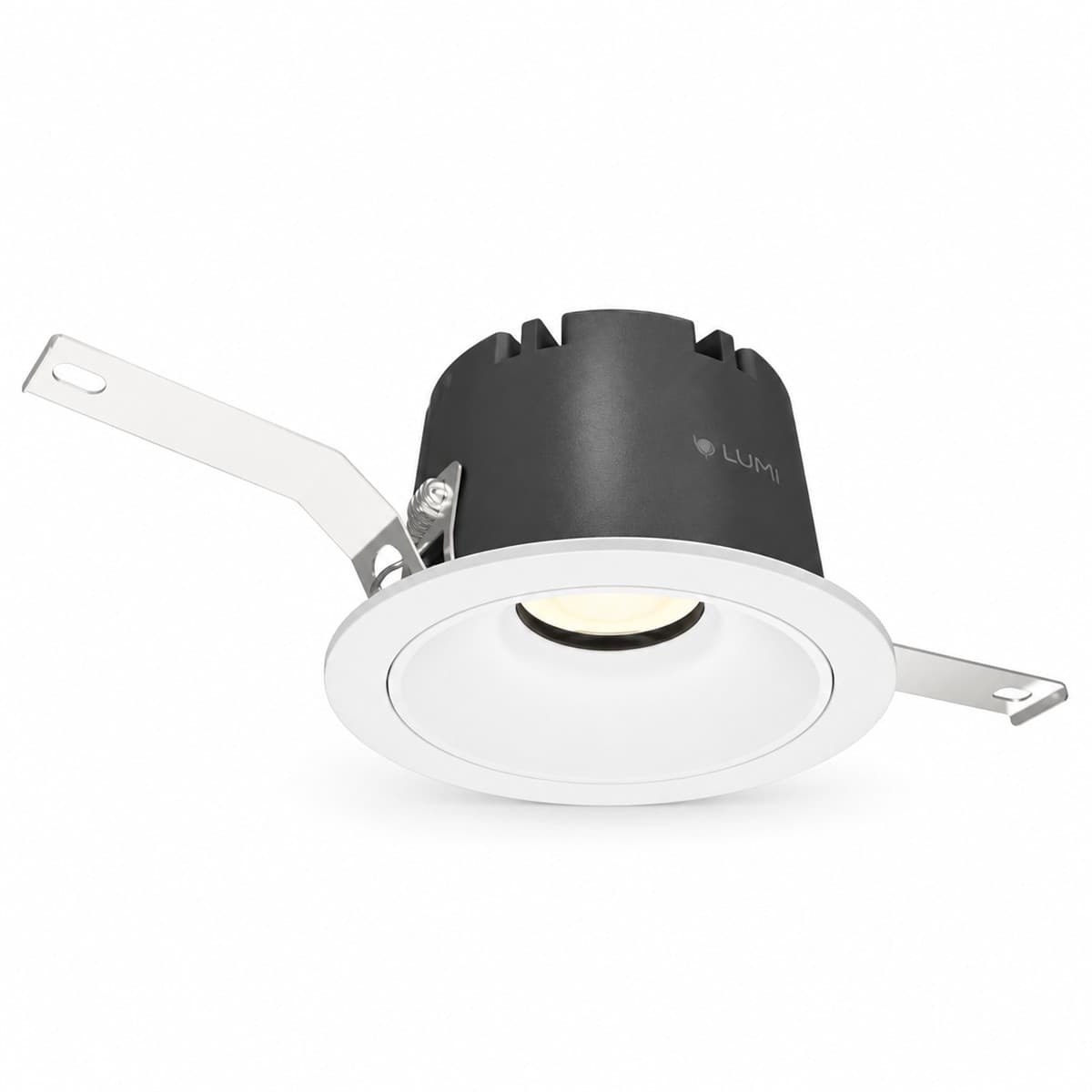 Đèn Spotlight âm trần 12W 40° Tunable white Lumi trên nền trắng, ảnh sản phẩm chính diện