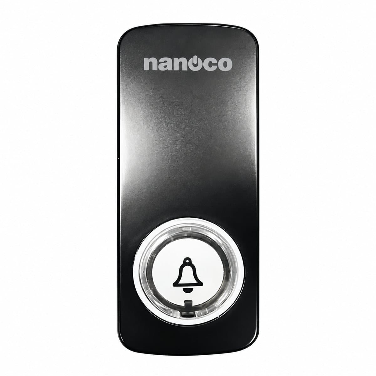 Nút chuông không dùng pin NDT153 Panasonic trên nền trắng, ảnh sản phẩm chính diện