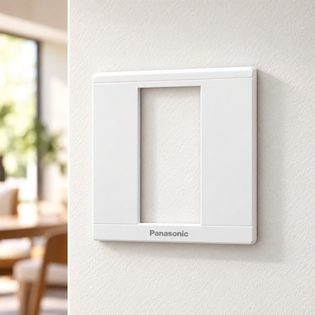 Mặt vuông dùng cho 3 thiết bị Moderva Panasonic đã lắp đặt trong nhà