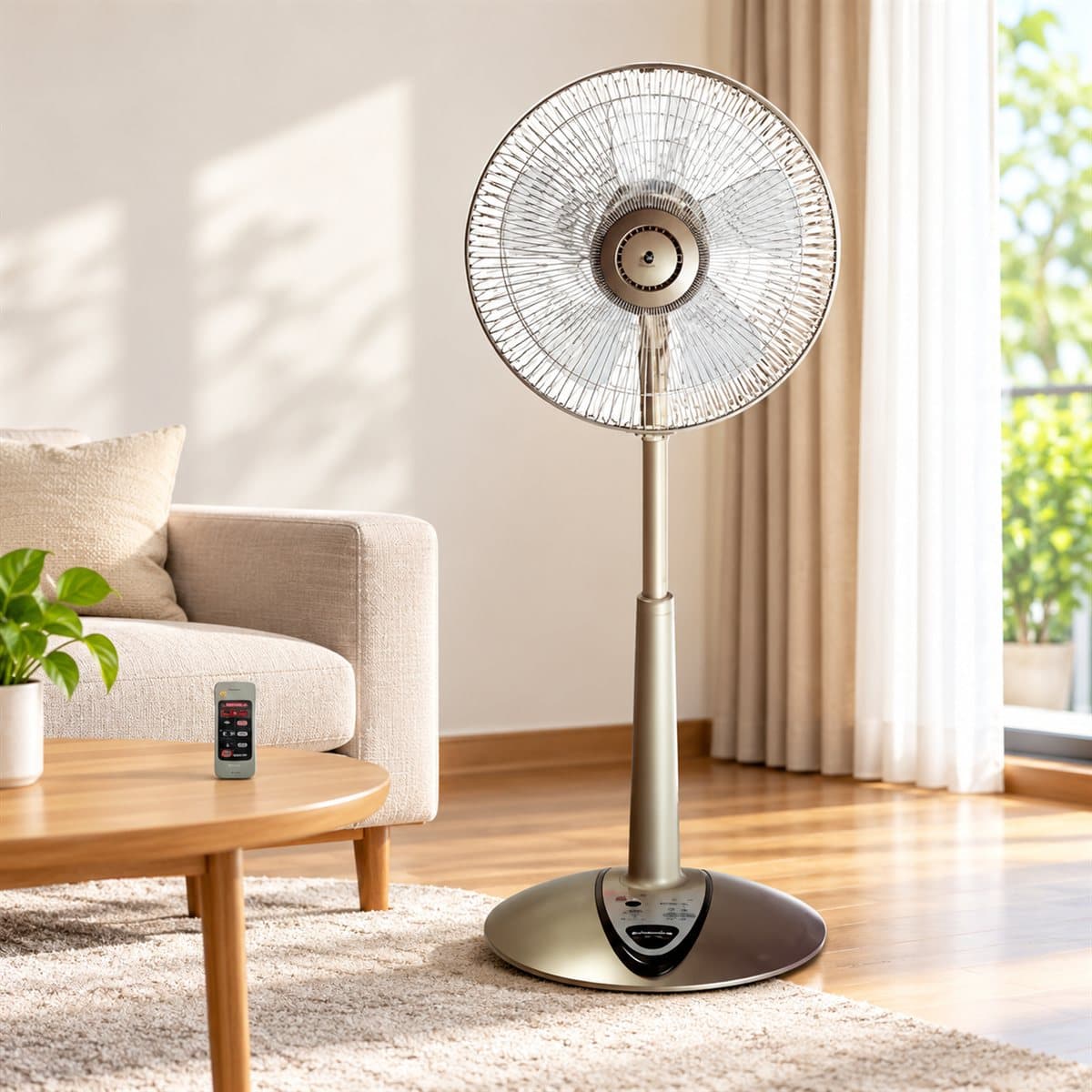 Quạt đứng F-307K Panasonic đã lắp đặt trong nhà