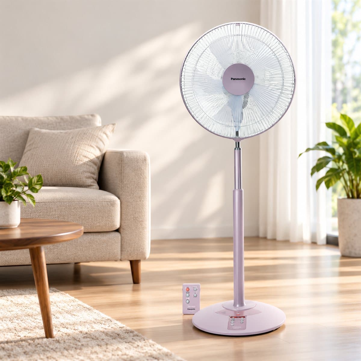Quạt đứng F-308N Panasonic đã lắp đặt trong nhà