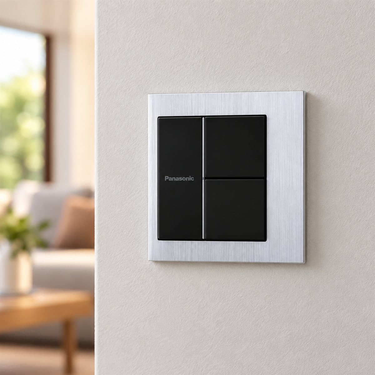 Mặt đứng 3 thiết bị chuẩn A Gen-X Panasonic đã lắp đặt trong nhà