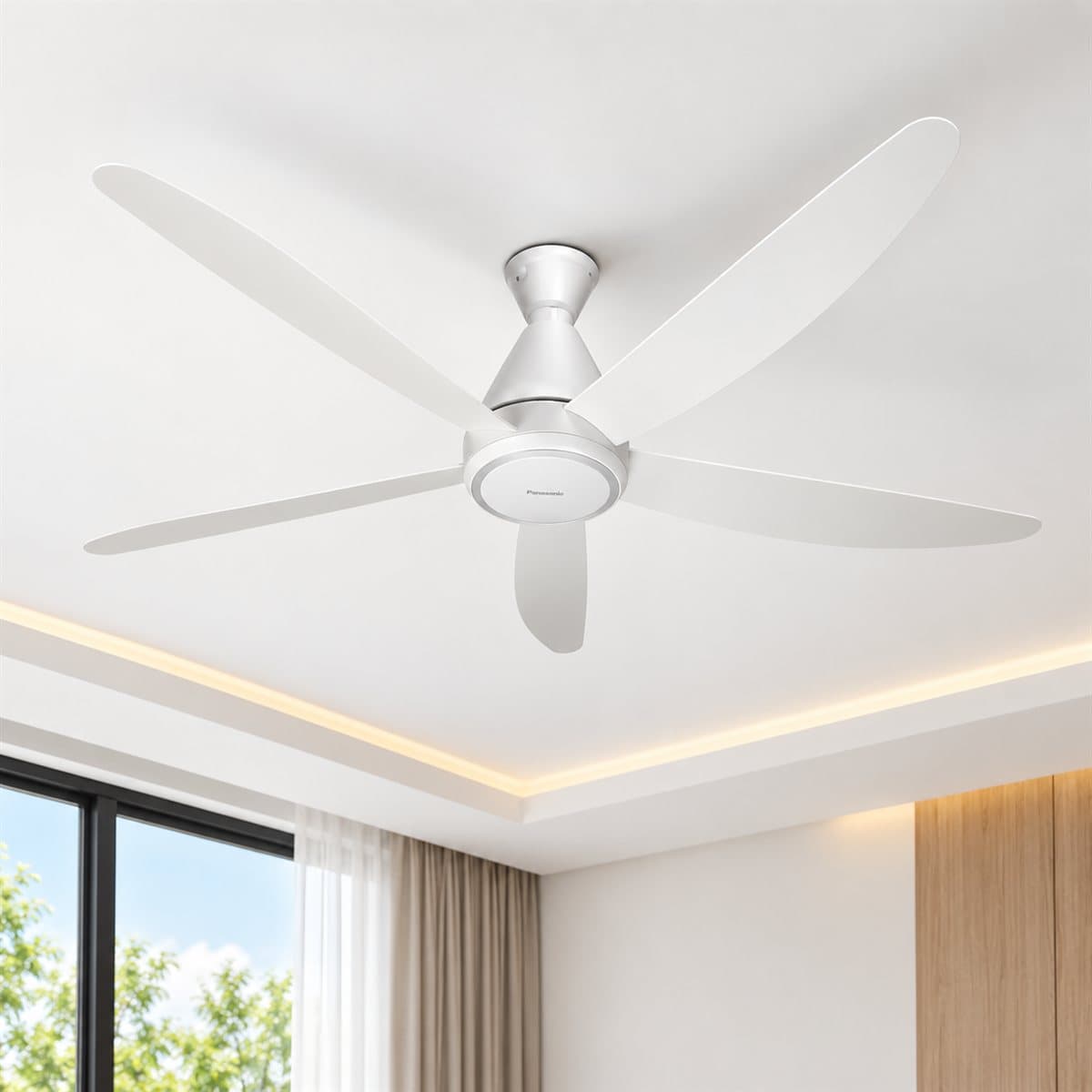 Quạt trần F-60GDN Panasonic đã lắp đặt trong nhà