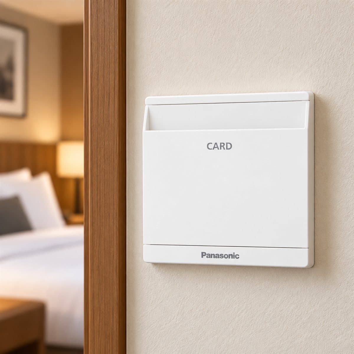 Công tắc thẻ - Không có đèn báo Moderva Panasonic đã lắp đặt trong nhà