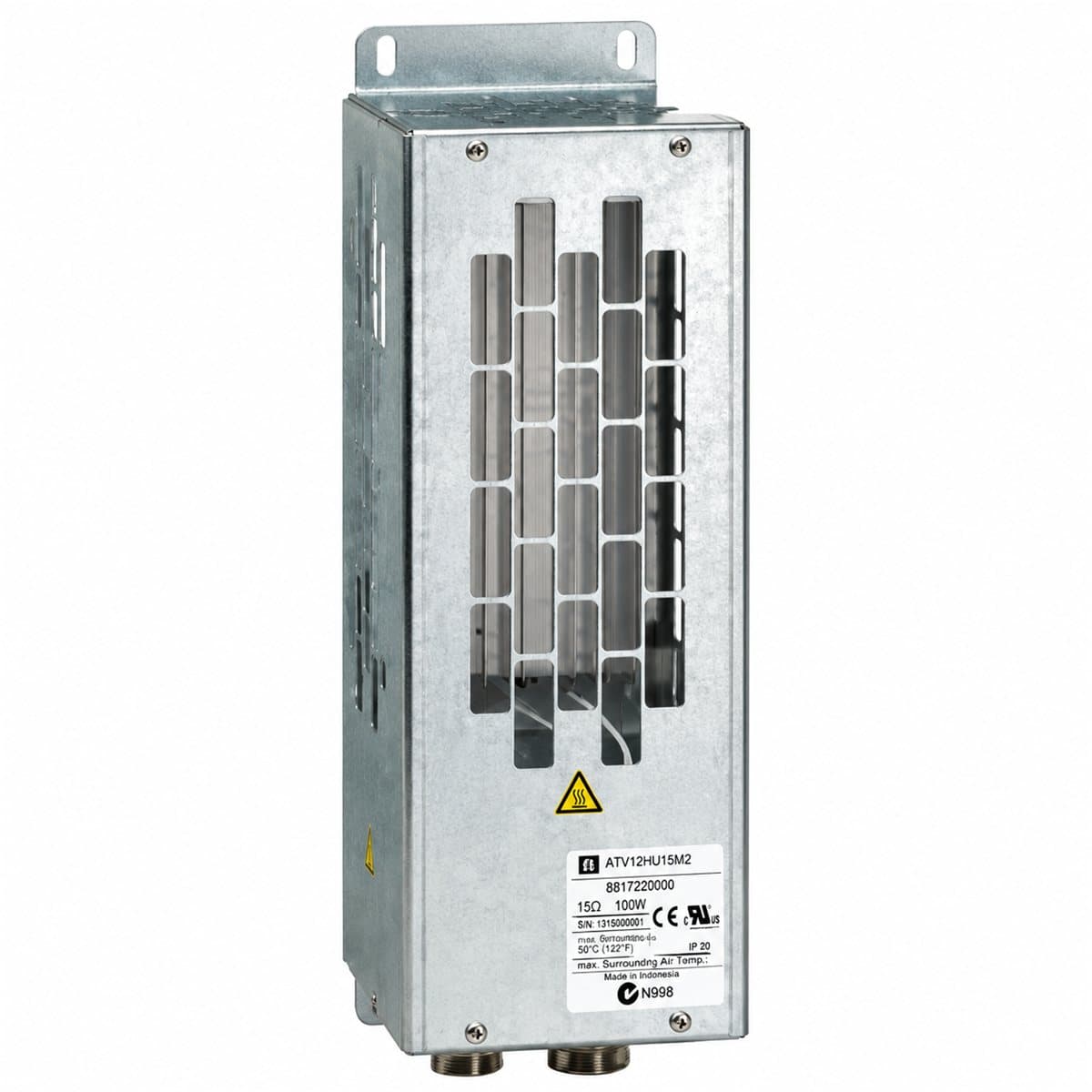 Điện trở hãm cho Altivar 12 Schneider trên nền trắng, ảnh sản phẩm chính diện