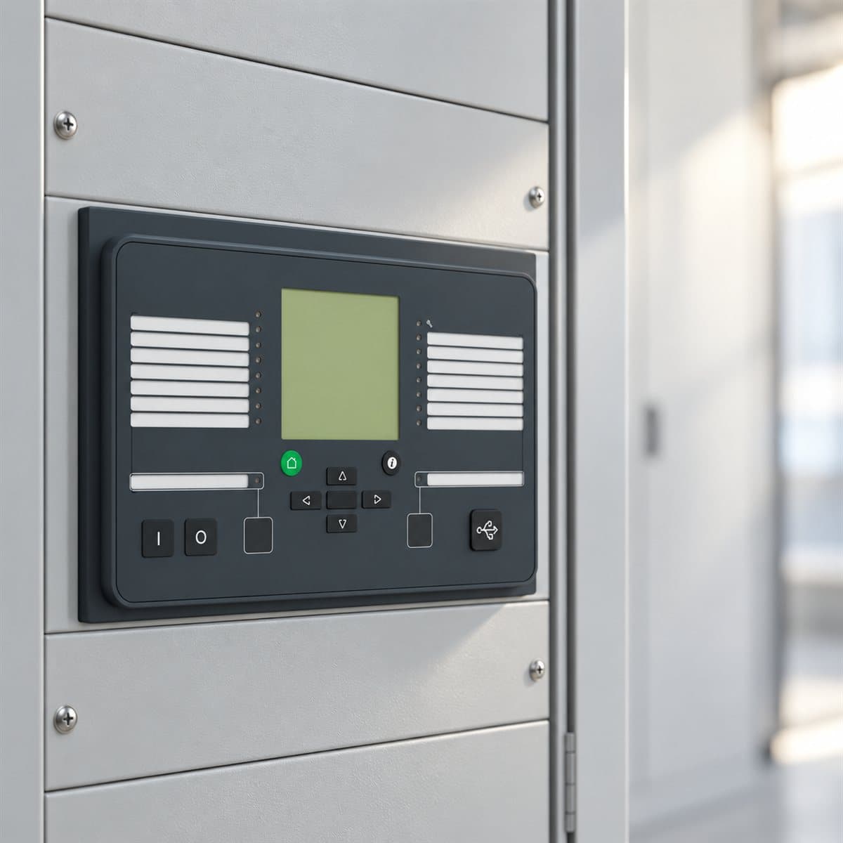 Rơ le bảo vệ PowerLogic Easergy P3 nâng cao Schneider đã lắp đặt trong nhà