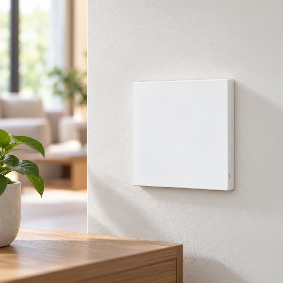 Dòng công tắc ổ cắm Obria Legrand đã lắp đặt trong nhà