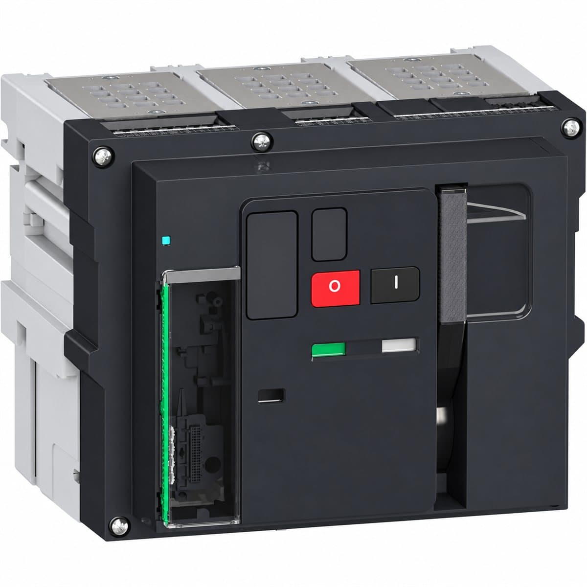 ACB MasterPacT MTZ2 800-4000A Schneider trên nền trắng, ảnh sản phẩm chính diện