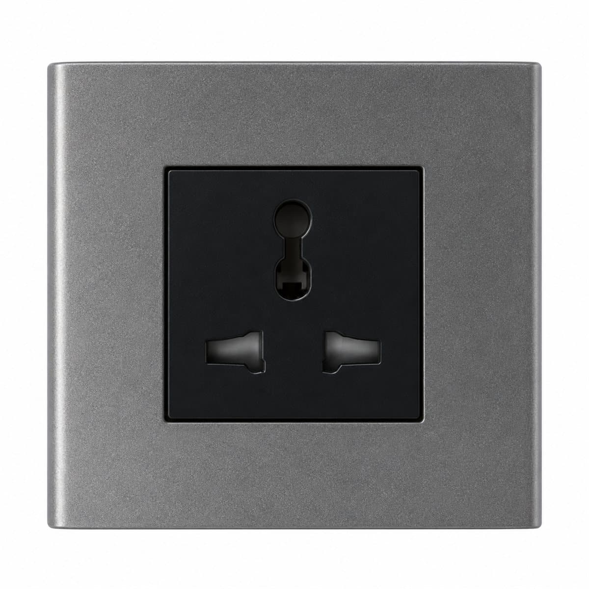 Bộ ổ cắm đa năng chuẩn BS Wide Panasonic trên nền trắng, ảnh sản phẩm chính diện
