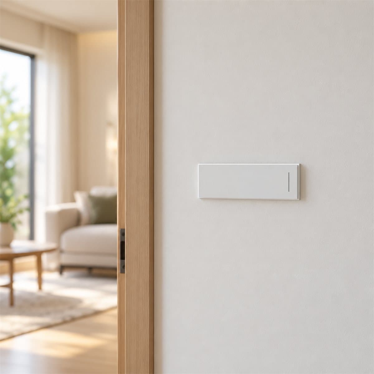 Công tắc size S AvatarOn A Schneider đã lắp đặt trong nhà