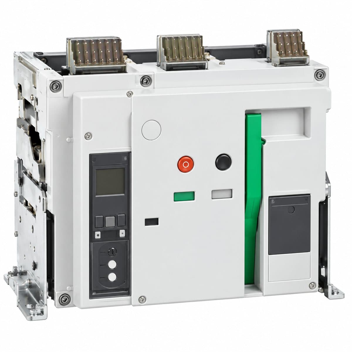 ACB EasyPact EVS 800-4000A Schneider trên nền trắng, ảnh sản phẩm chính diện