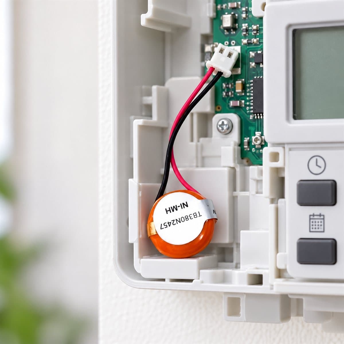 Pin dự trữ cho công tắc đồng hồ TB118 Panasonic đã lắp đặt trong nhà