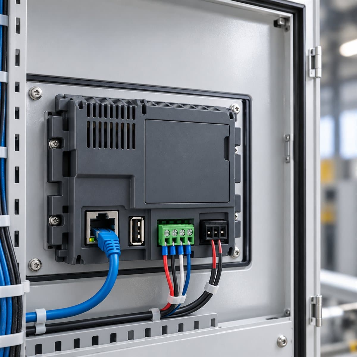 Bộ điều khiển dạng hộp Pro-face LT4000M Schneider đã lắp đặt trong nhà