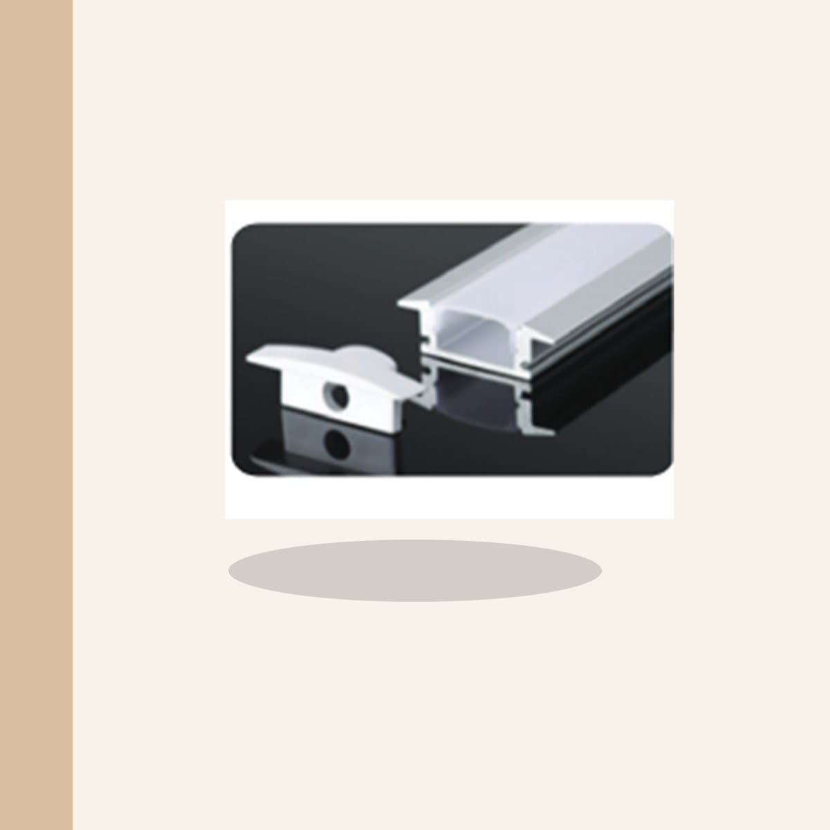 Nẹp nhôm cho LED dây trong nhà NST-AB2507 Panasonic đã lắp đặt, đang chiếu sáng