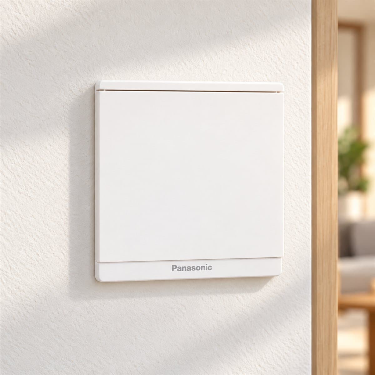 Bộ 1 công tắc B, 1 chiều, bắt vít Moderva Panasonic đã lắp đặt trong nhà