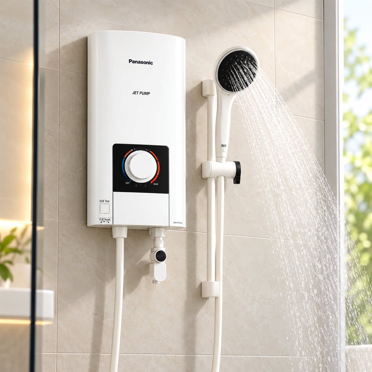Máy nước nóng trực tiếp cao cấp Panasonic đã lắp đặt trong nhà