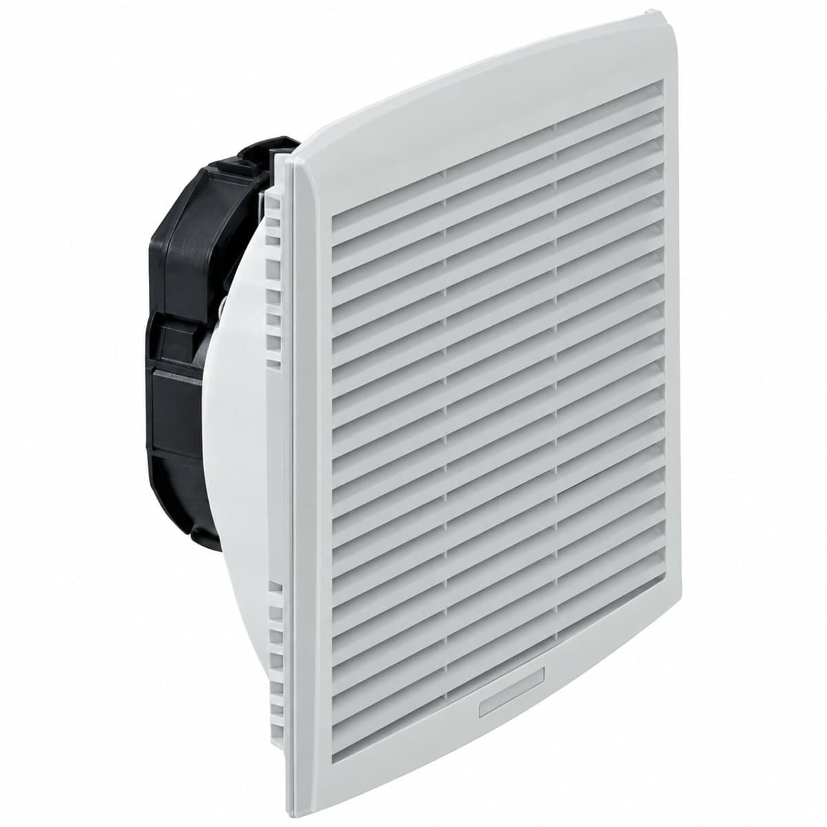 Quạt có lọc tủ điện IP54 Schneider trên nền trắng, ảnh sản phẩm chính diện