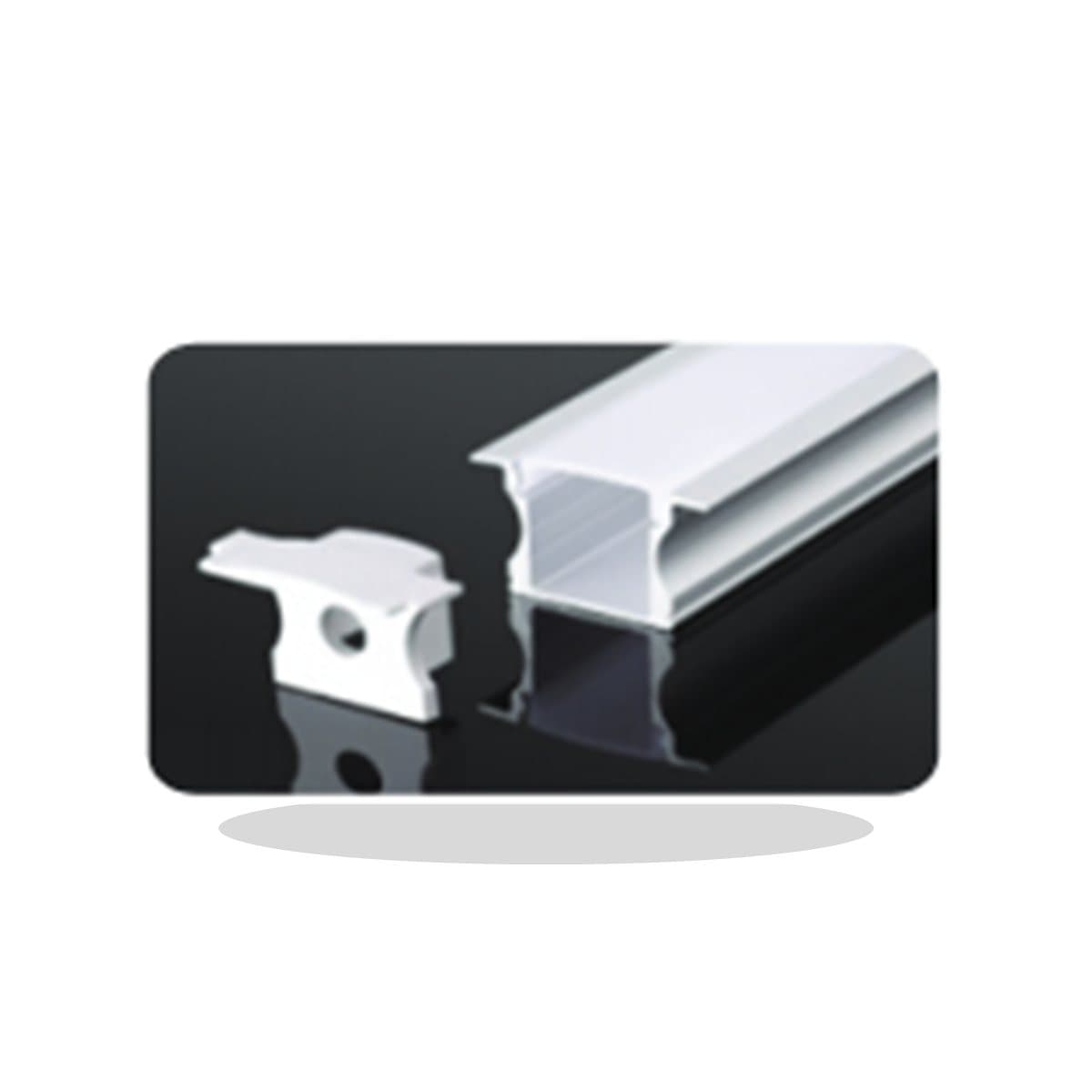 Đèn Nẹp nhôm cho LED dây trong nhà NST-AB2414 Panasonic trên nền trắng, ảnh sản phẩm chính diện