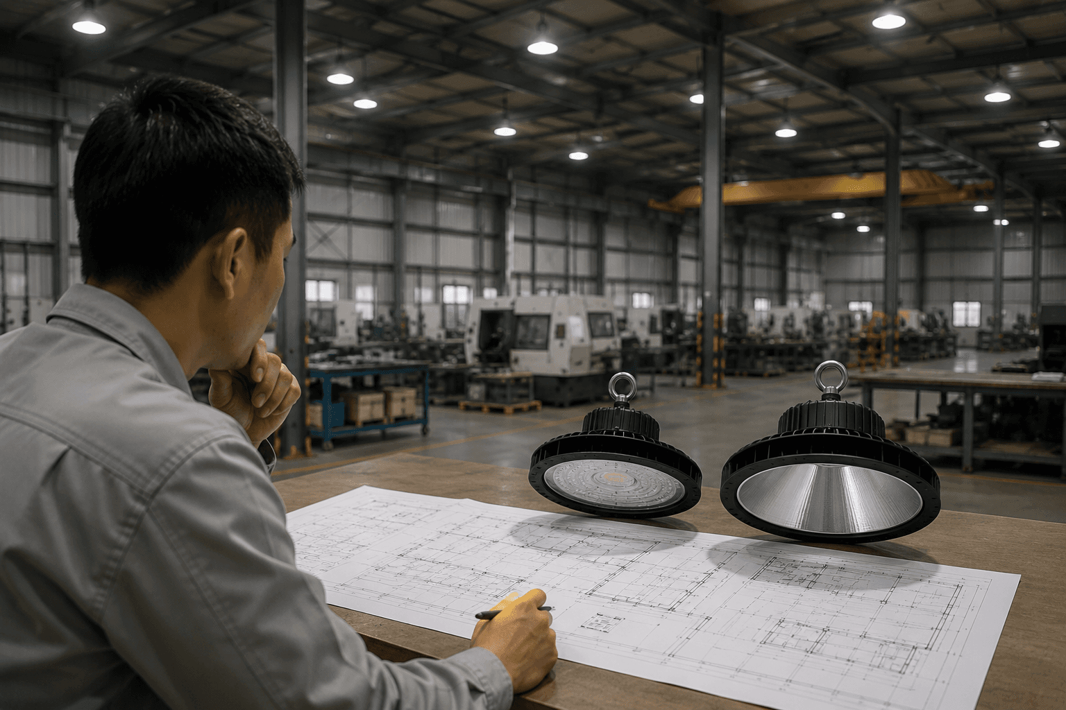 Doanh nghiệp không nên lựa chọn đèn LED Highbay chỉ dựa vào công suất.