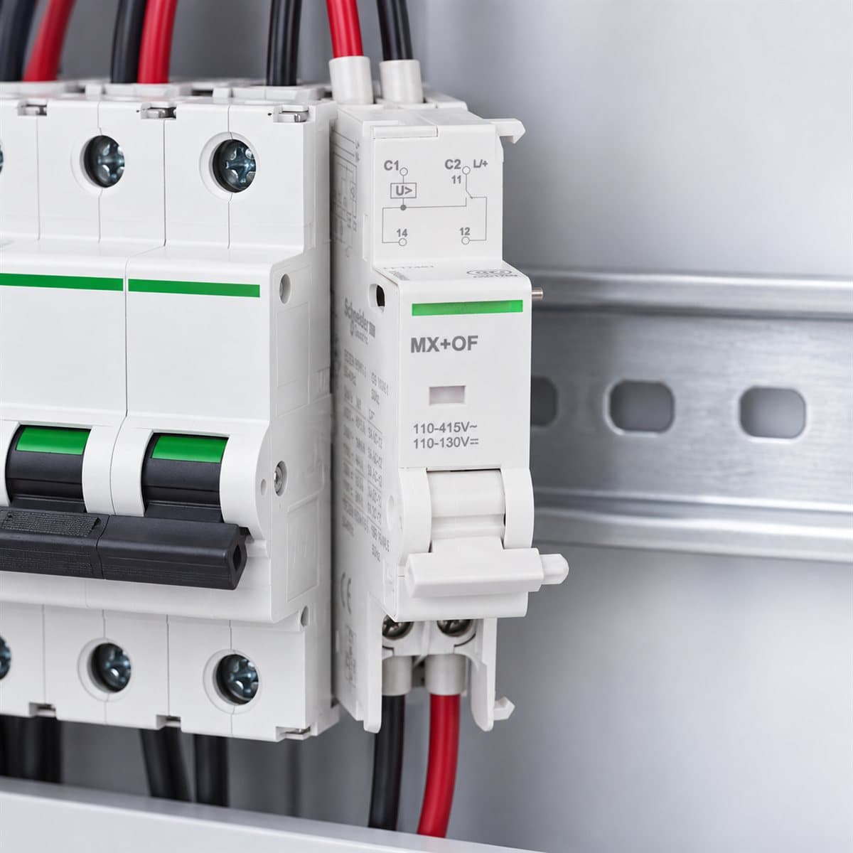 Cuộn shunt iMX+iOF cho Acti9 C60H-DC, C120 Schneider đã lắp đặt trong nhà