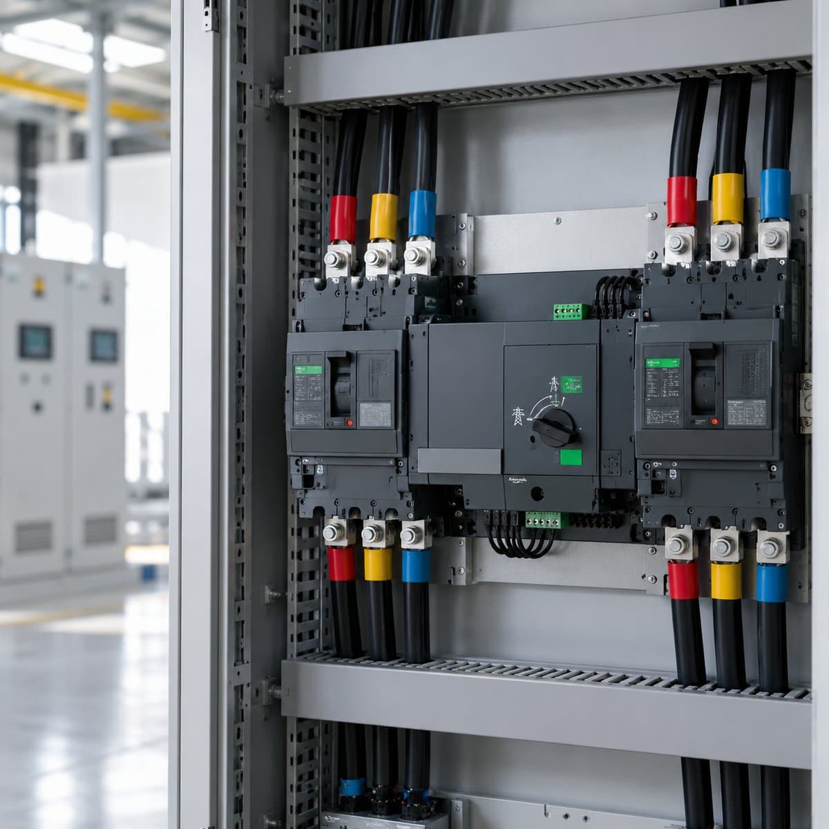 Bộ chuyển nguồn ATS ComPacT NS/NSX Schneider đã lắp đặt trong nhà