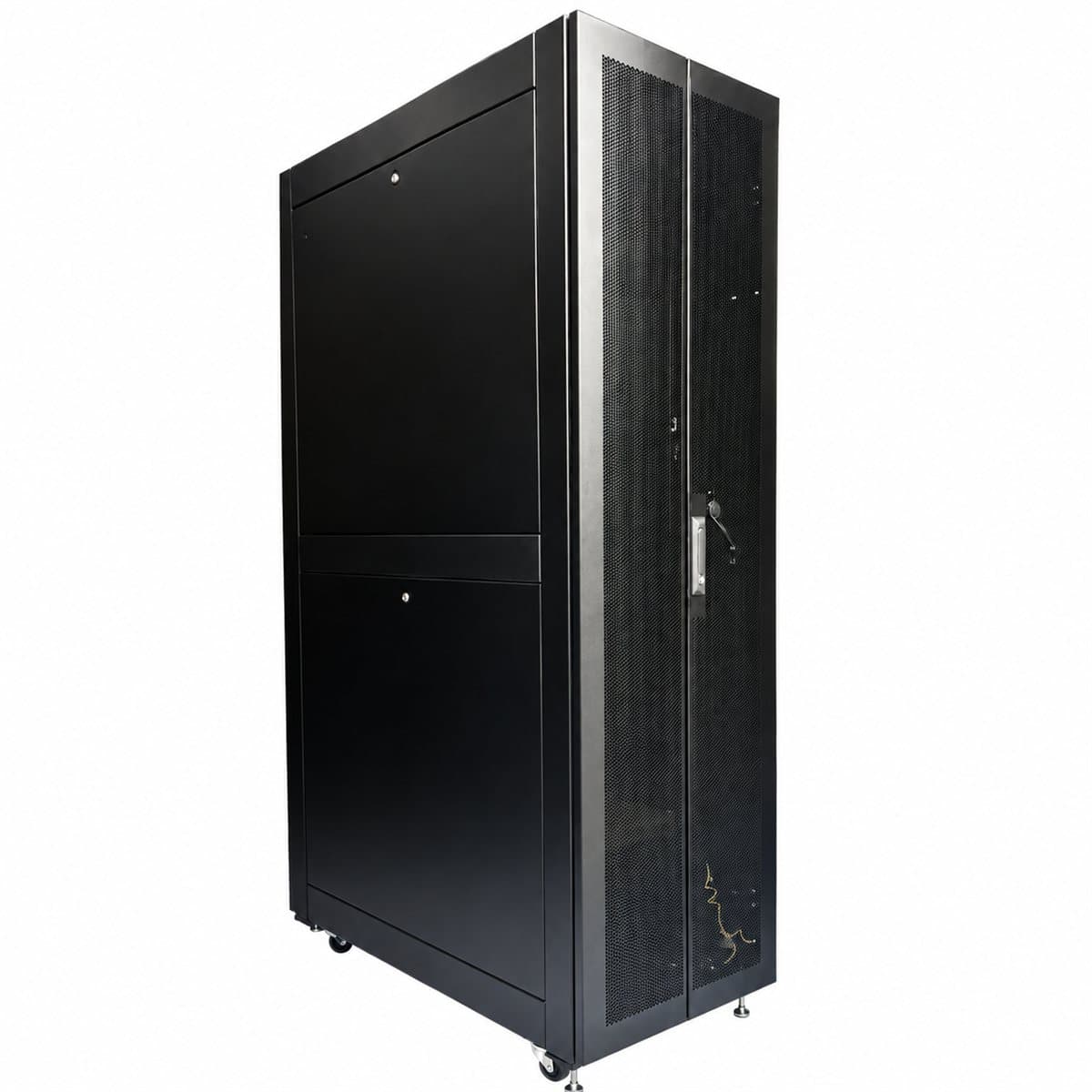 Tủ rack SmartRak 3.0 42U Legrand trên nền trắng, ảnh sản phẩm chính diện