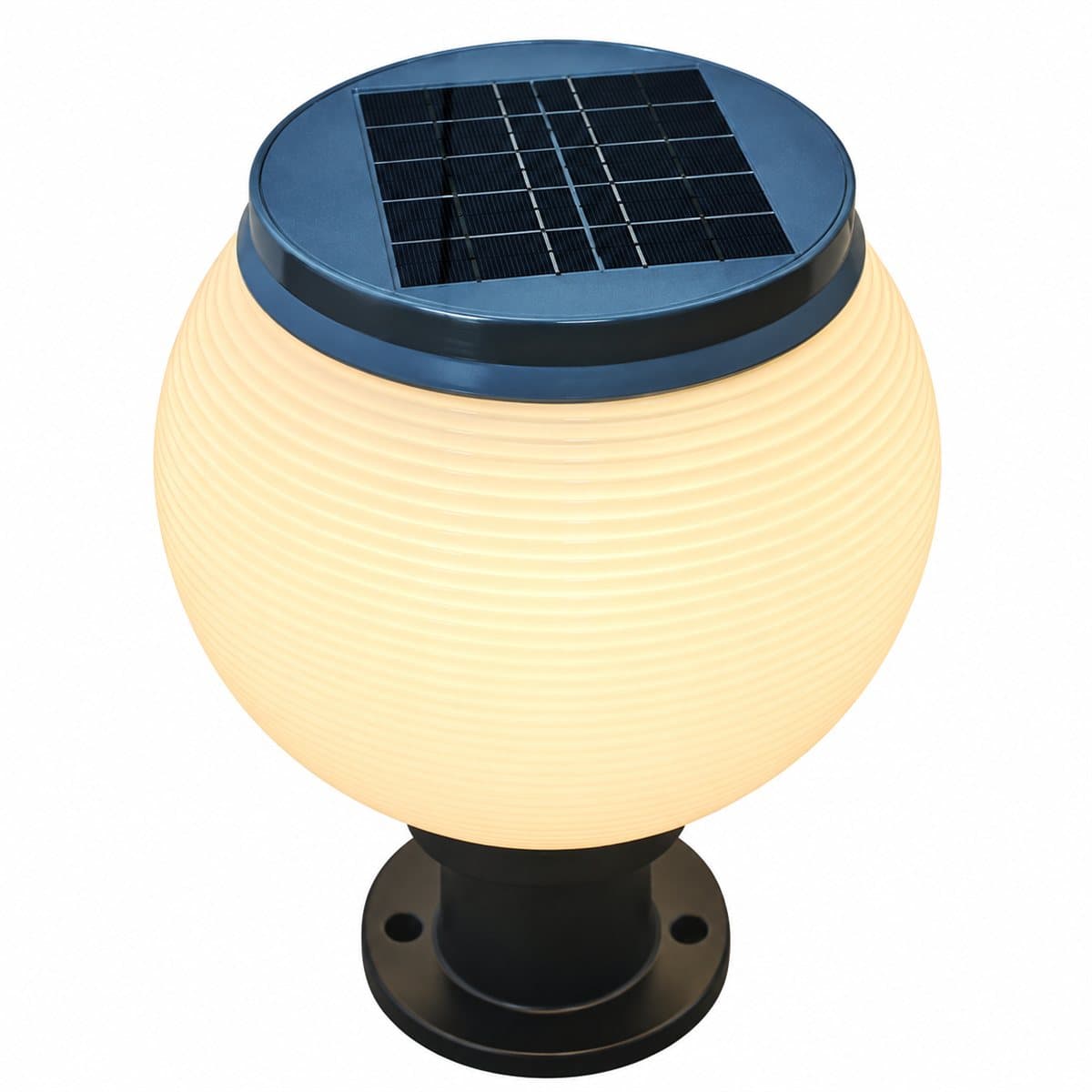 Đèn solar sân vườn NTZ08 Panasonic trên nền trắng, ảnh sản phẩm chính diện