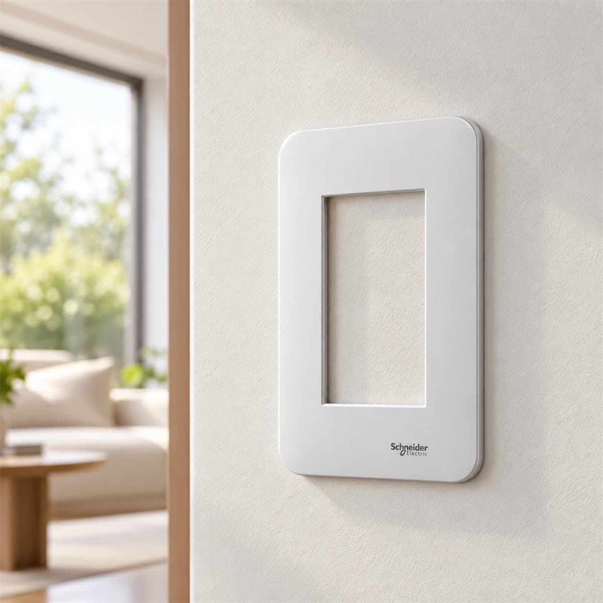 Mặt cho 3 thiết bị S-Flexi size S Schneider đã lắp đặt trong nhà